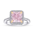 6,02 Carat Diamond Colored Stone Ring