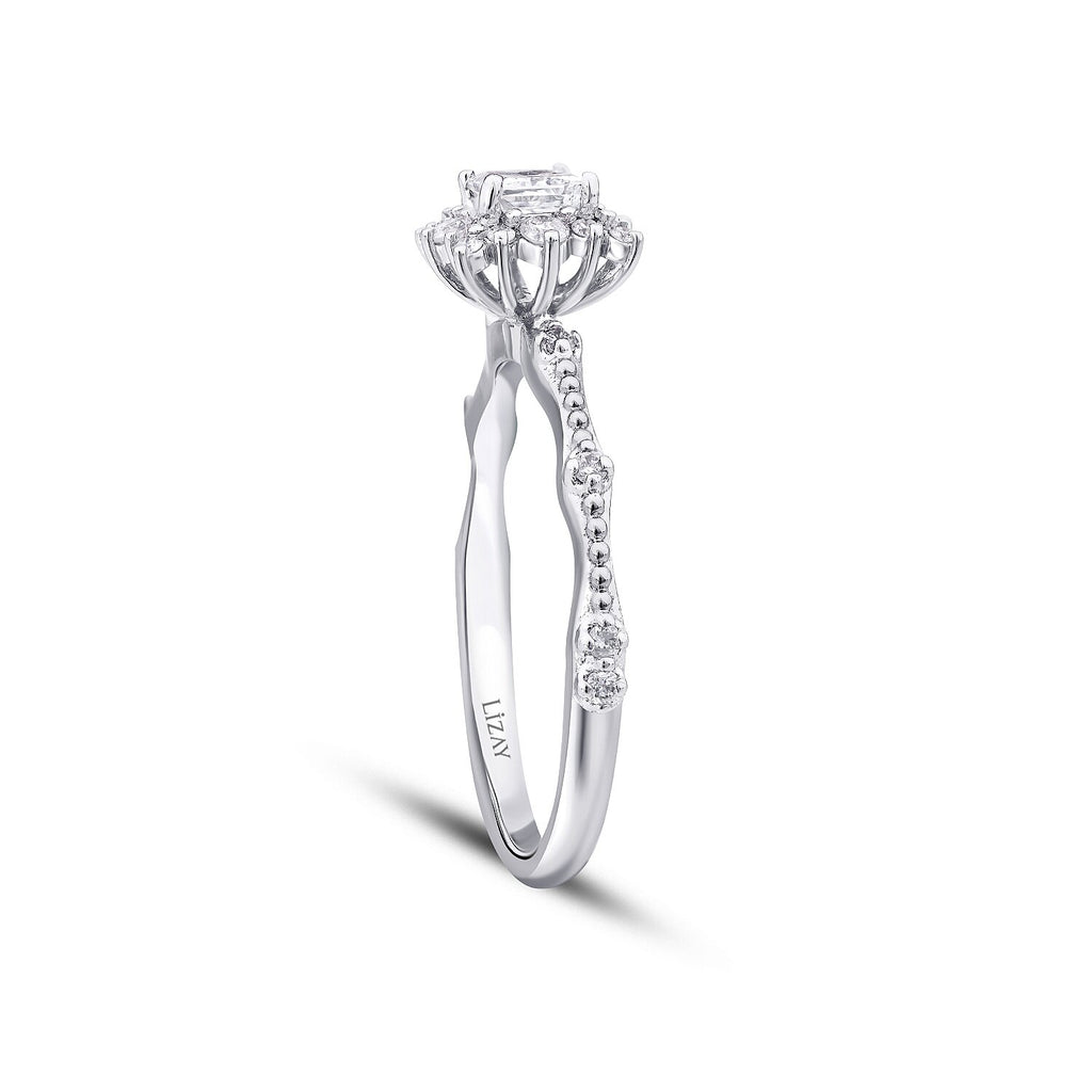 0,48 Carat Diamond Vintage Ring