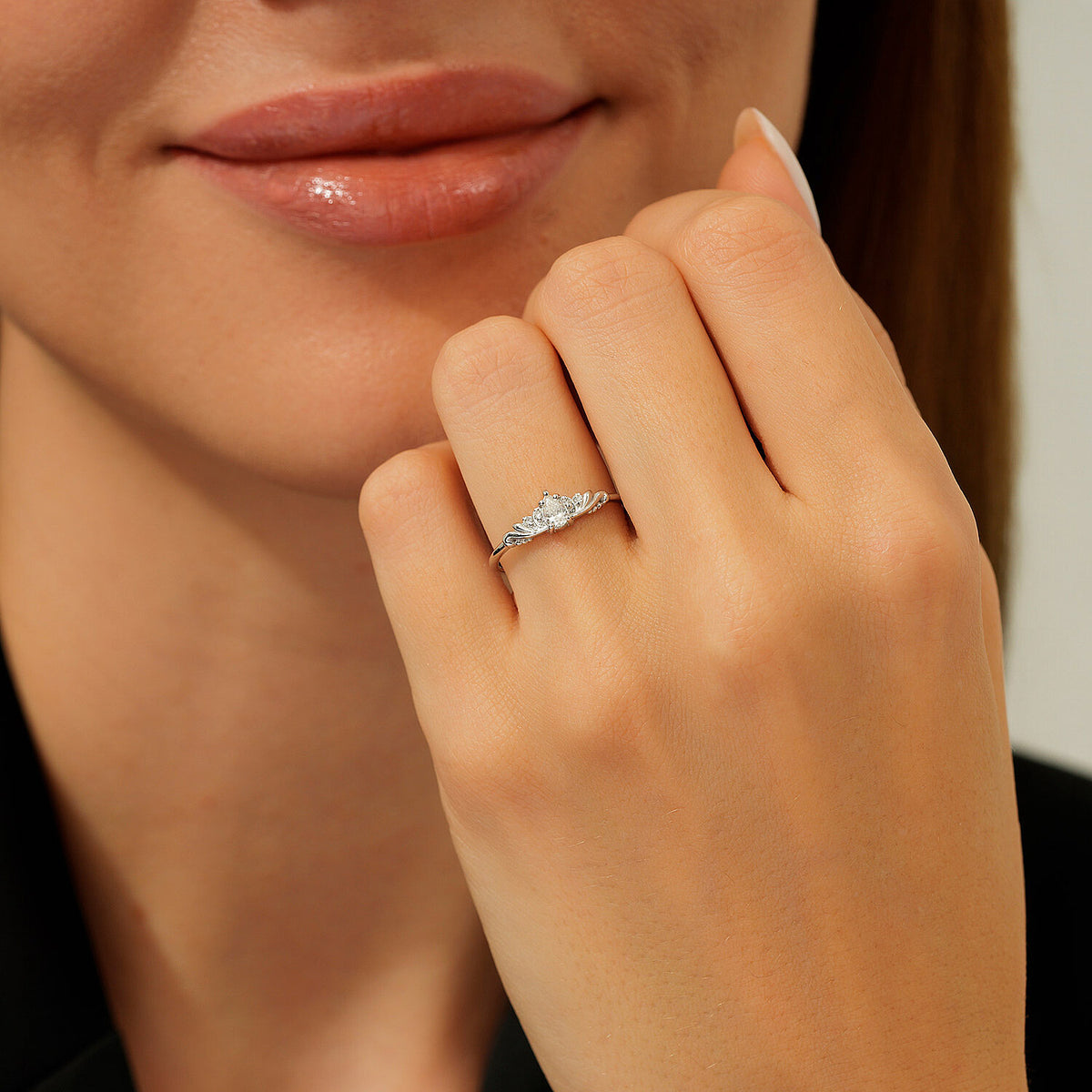 0,19 Carat Diamond Ring