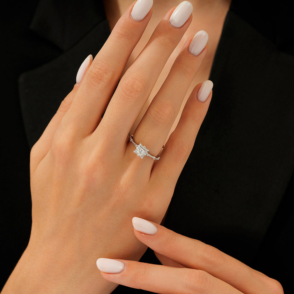 0,48 Carat Diamond Vintage Ring