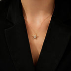 Gold Star Pendant Necklace