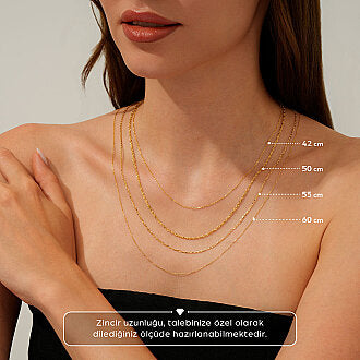 Gold Paperclip Chain Necklace