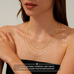 Gold Ball Bead Pendant Necklace
