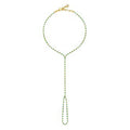 Gold Green Enamel Shahmeran Bracelet