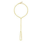 Gold Yellow Enamel Shahmeran Bracelet