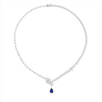 12,02 Carat Diamond Sapphire Neckband