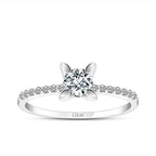 0,62 Carat Diamond Round Solitaire Engagement Ring