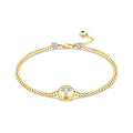 Gold Angel Charm Trendy Bracelet