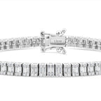 3,05 Carat Diamond Baguette Bracelet