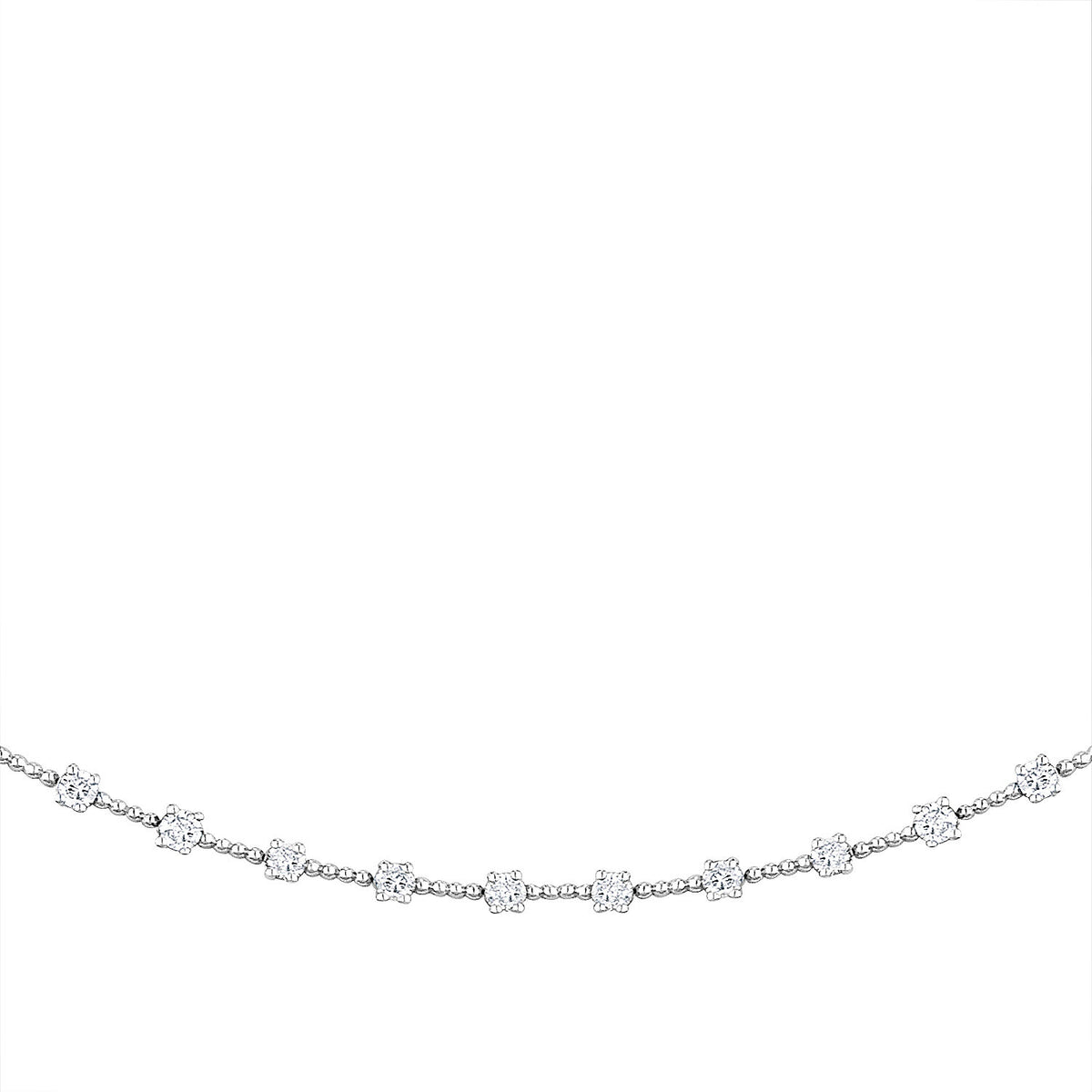 1,50 Carat Diamond Tennis Neckband
