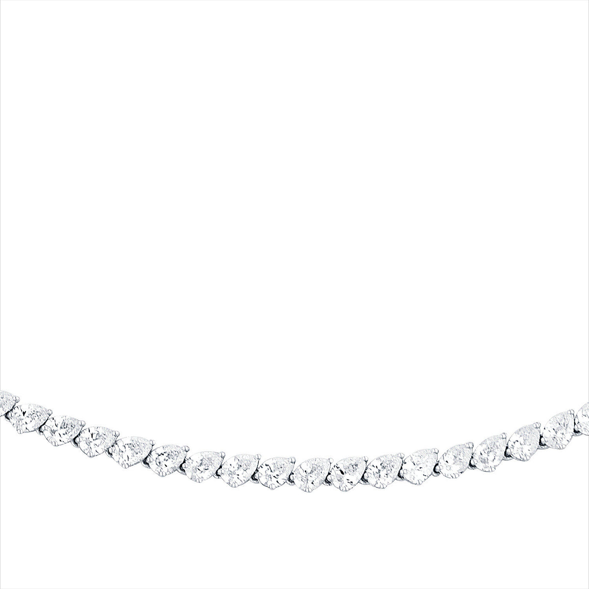 7,55 Carat Diamond Tennis Neckband