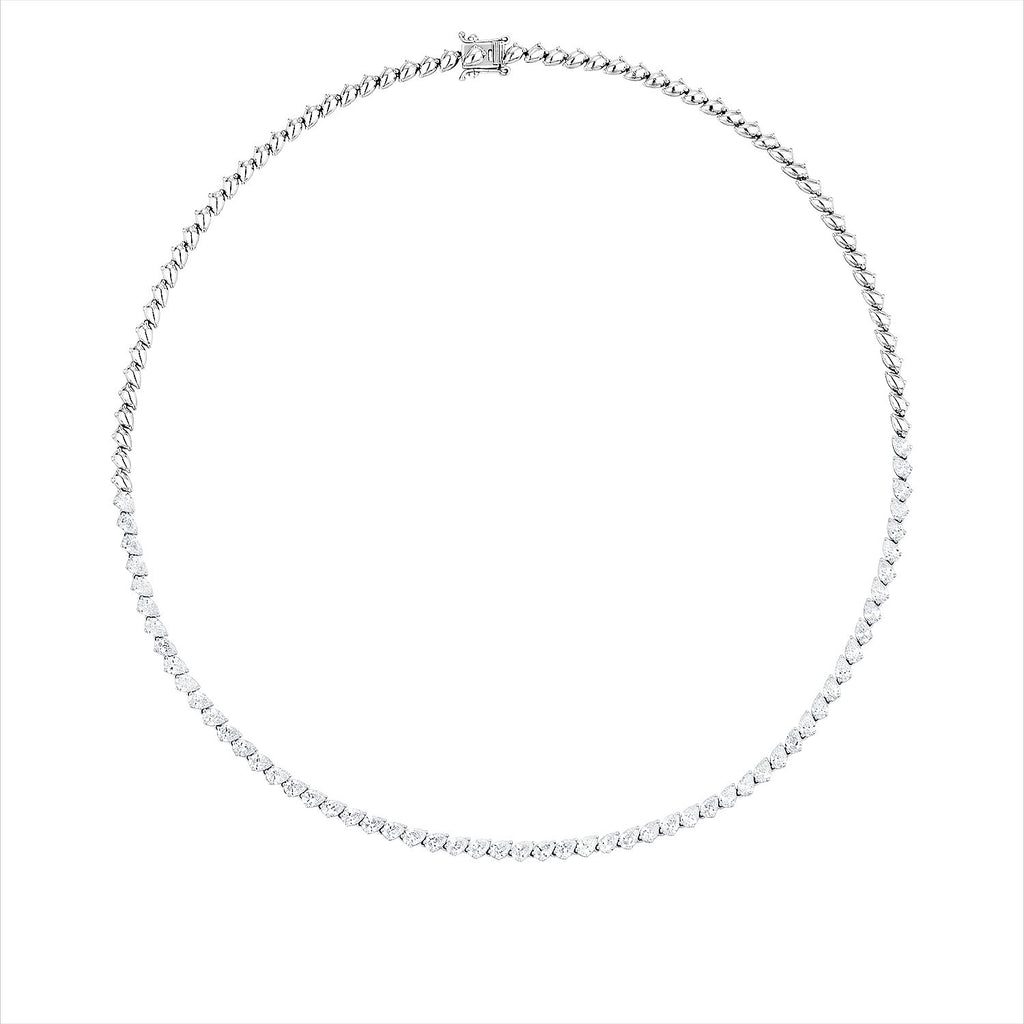 7,55 Carat Diamond Tennis Neckband