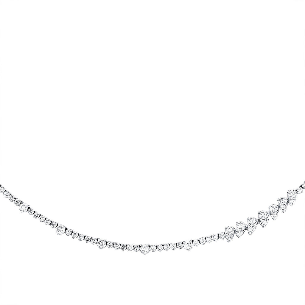 4,14 Carat Diamond Tennis Neckband
