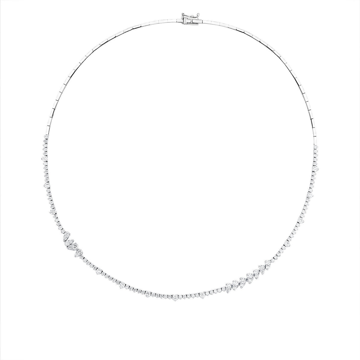 4,14 Carat Diamond Tennis Neckband