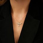 Gold Phoenix Pendant Necklace