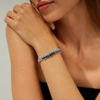 11,97 Carat Diamond Sapphire Bracelet