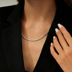 7,55 Carat Diamond Tennis Neckband