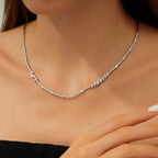 4,14 Carat Diamond Tennis Neckband