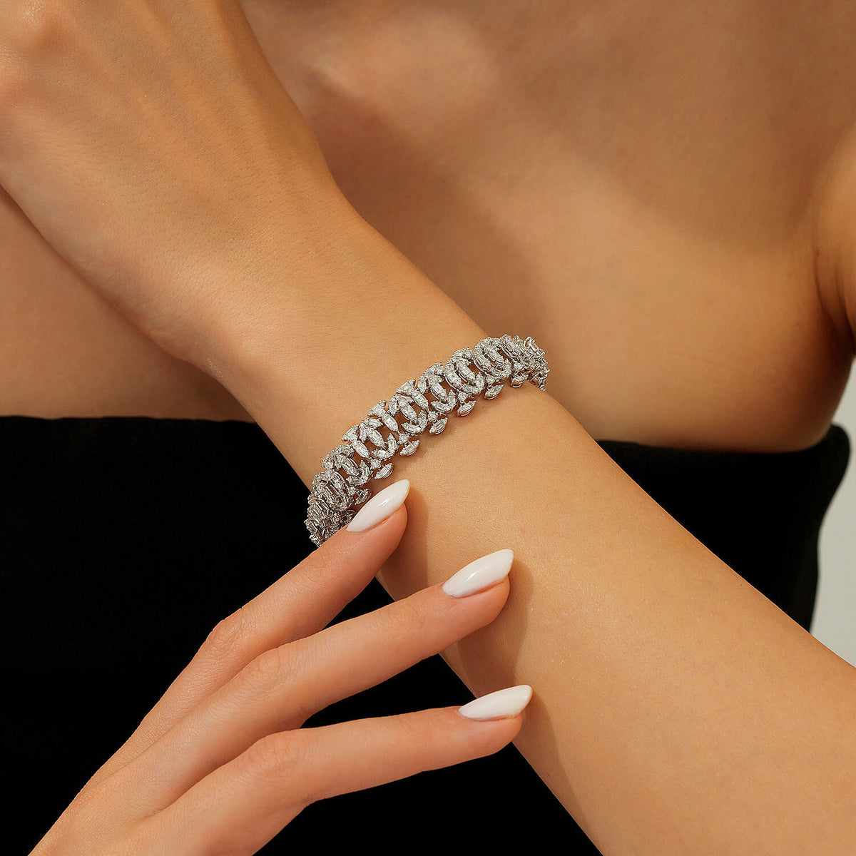 8,29 Carat Diamond Baguette Bracelet