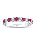 0,57 Carat Diamond Ruby Ring