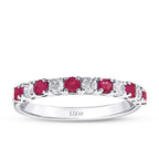0,57 Carat Diamond Ruby Ring