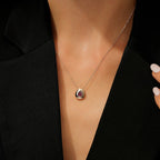 0,59 Carat Pear Ruby Necklace