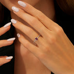 0,39 Carat Diamond Ruby Ring