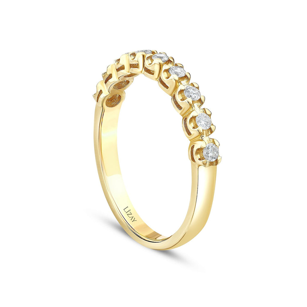 0,20 Carat Diamond Half-Eternity Ring