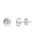 0,64 Carat Diamond Solitaire Earrings