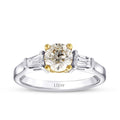 1,29 Carat Diamond Fancy Baguette Ring