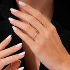 0,20 Carat Diamond Half-Eternity Ring