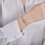 0,45 Carat Diamond Baguette Bangle