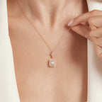 0,43 Carat Diamond Baguette Necklace