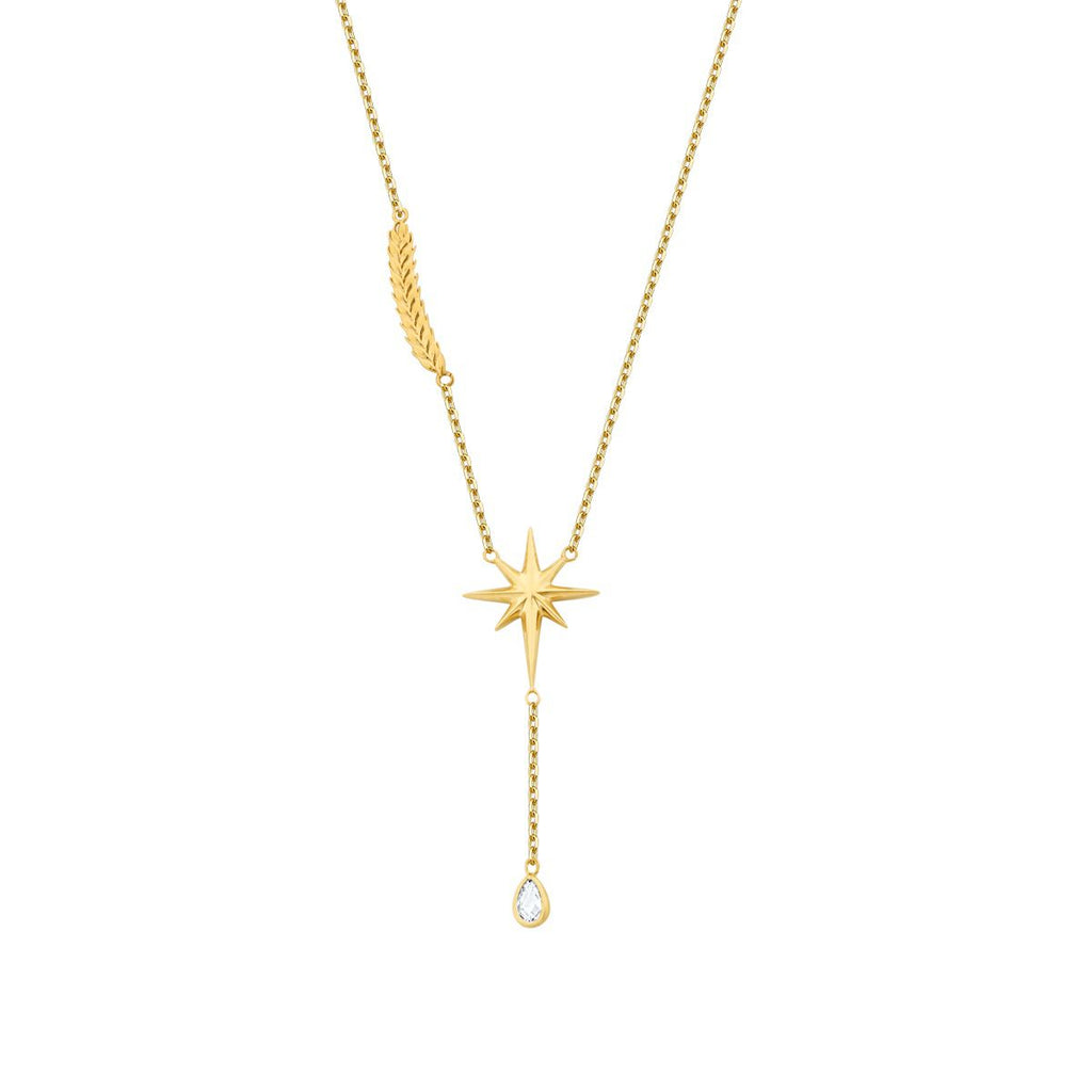 Gold North Star Trend Necklace