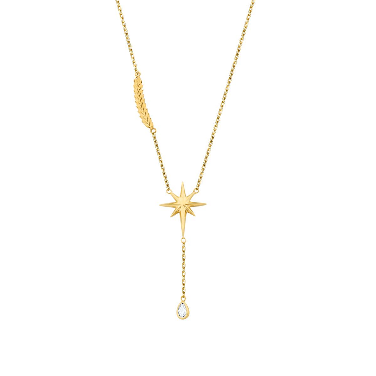 Gold North Star Trend Necklace