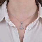 0,63 Carat Diamond Baguette Necklace