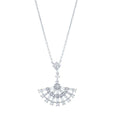 0,57 Carat Diamond Baguette Necklace