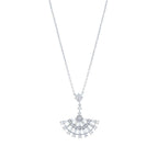 0,57 Carat Diamond Baguette Necklace