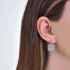 1,20 Carat Diamond Baguette Earrings