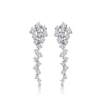 Gold Zigzag Drop Earrings