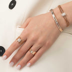 0,27 Carat Diamond Baguette Ring