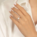 0,21 Carat Diamond Effect Stone Ring