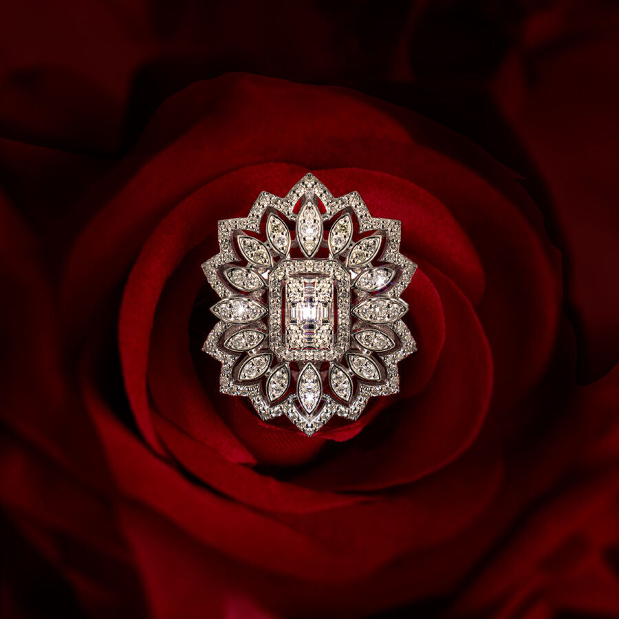 0,99 Carat Diamond Baguette Ring