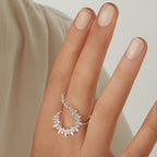 0,68 Carat Diamond Baguette Ring