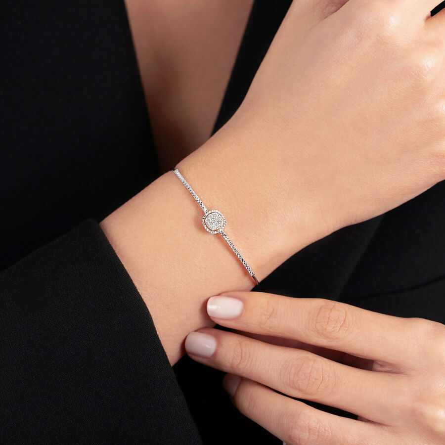 0,21 Carat Diamond Bangle