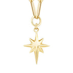 Gold North Star Necklace
