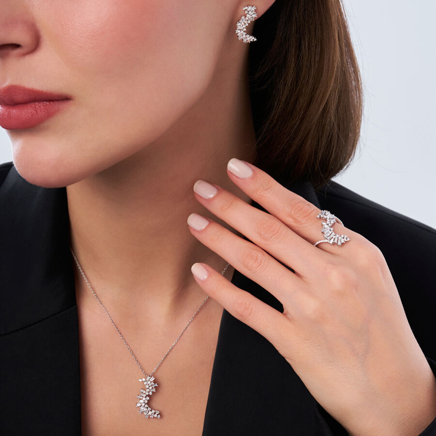 0,55 Carat Diamond Trend Baguette Ring