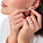 0,60 Carat Diamond Solitaire Earrings
