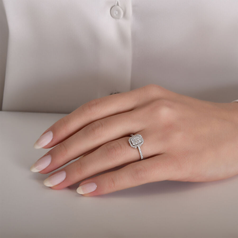 0,43 Carat Diamond Trend Ring