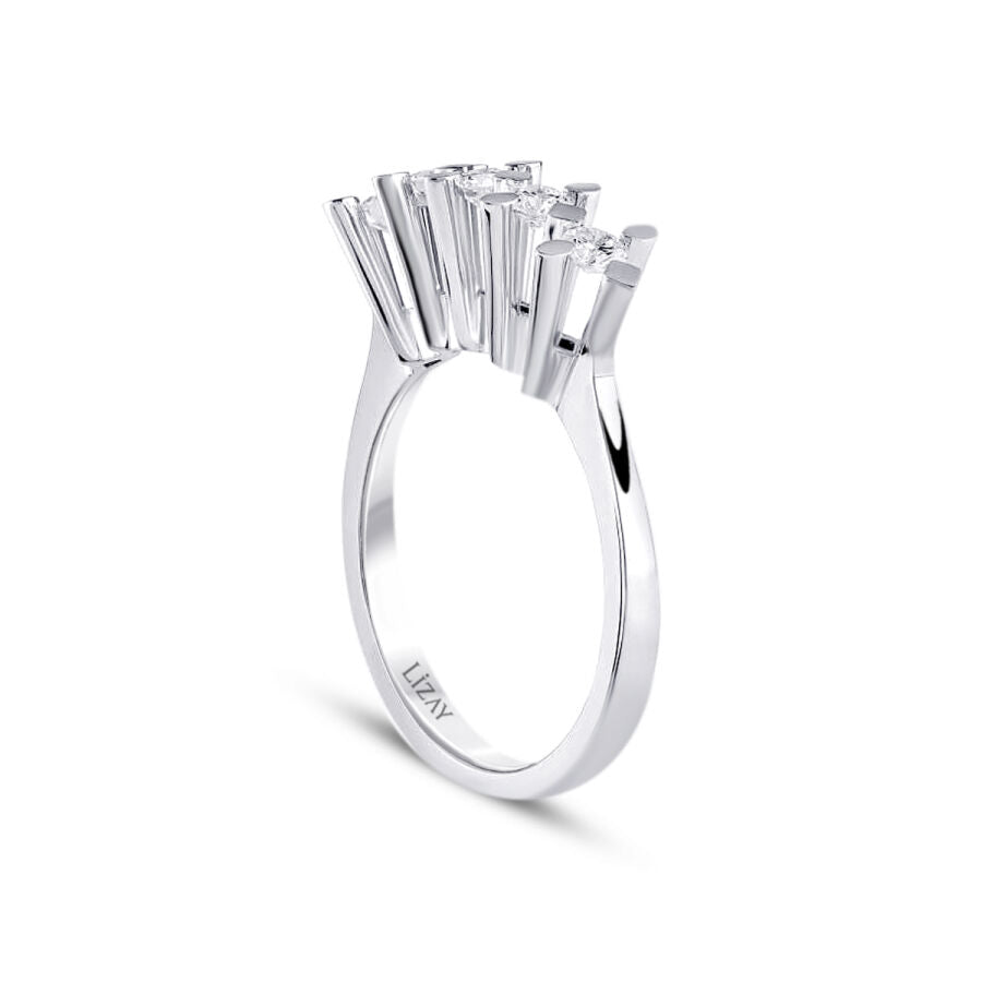 0,50 Carat Diamond Five-Stone Ring